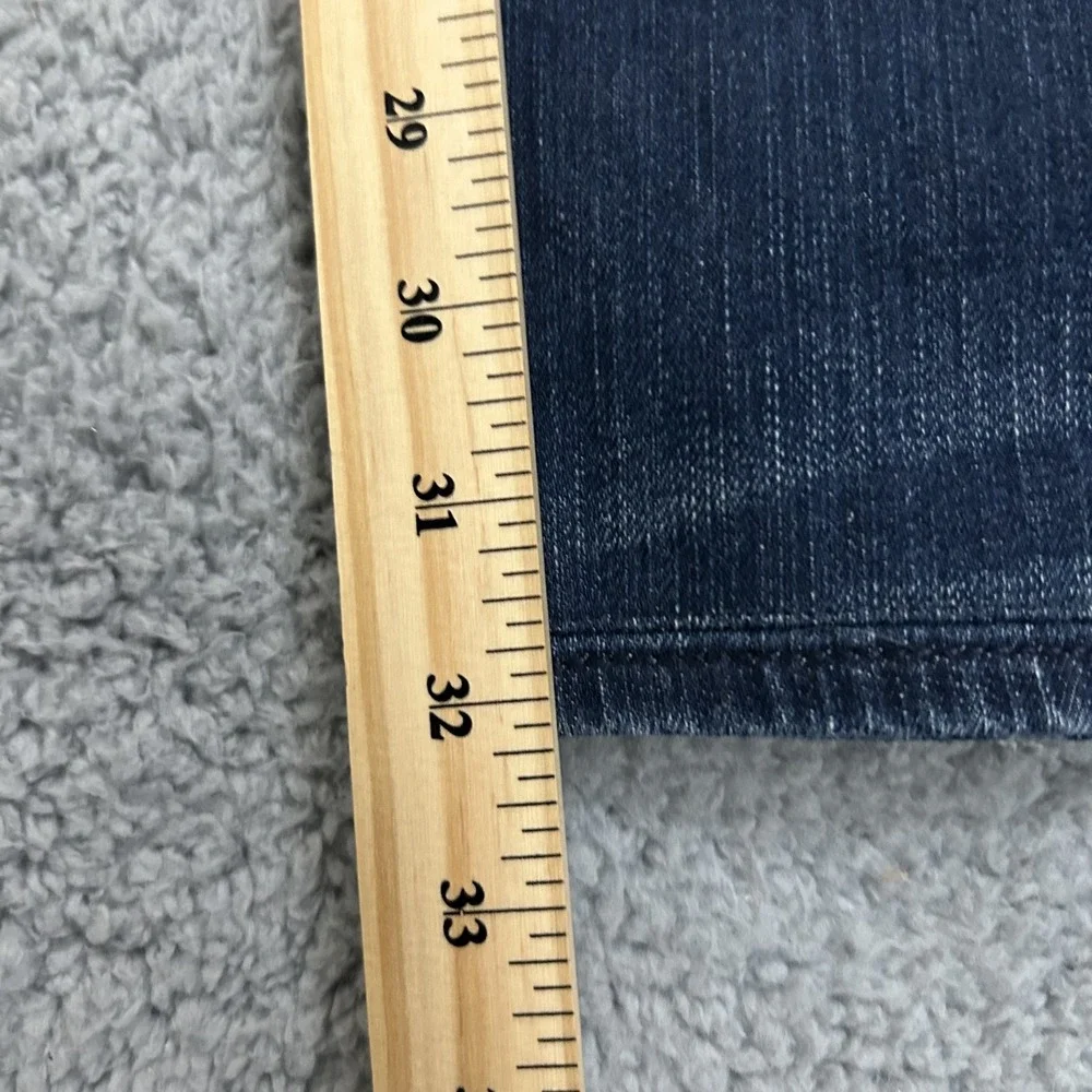 True Religion Jeans Mens 32x32 Blue Denim Rocco Relaxed Skinny Stretch Preppy